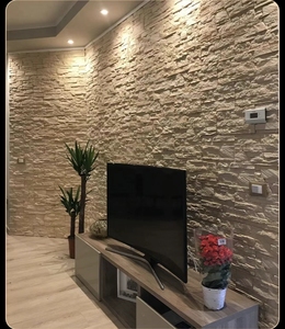 <span class=keywords><strong>Pannelli</strong></span> Murali in Finta Pietra PU Impilati Moderni Più Popolari, Rivestimento in Pietra Leggero ed Ecologico per Ingressi di Ville - Product Image 6