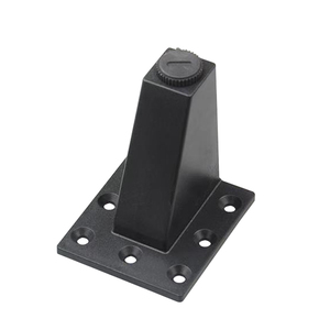 Pieds de meuble de cuisine réglables en plastique avec plaque de support inférieure – Pièces et accessoires pour armoires de cuisine - Product Image 2