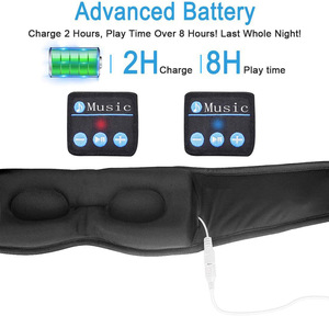 Masque de sommeil 5.4 avec écouteurs sans fil intégrés, design 3D, protection oculaire intelligente et blocage de la lumière (ajustement personnalisé) - Product Image 4