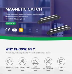 סיטונאי מותאם אישית קבוע סוג פלסטיק מגנט לתפוס מגנטי עיצוב מודרני עבור מלונות וחדרי מגורים - Product Image 6