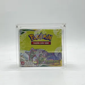 Magnetische Acryl Vitrine Voor Pokemon /Clear Pokemon Booster Packs Display Case Box