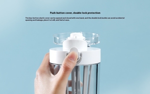Xiaomi Mijia Tritan Reusable <b>Water</b> Bottle Dark Grey Buckle Handheld Tea Sports Back School SJ010501X 12-24 Hours <b>Thermal</b> - Product Image 6