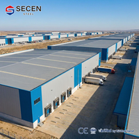 Centre de distribution logistique en acier galvanisé de qualité supérieure, grande structure de stockage industrielle, kit haute capacité