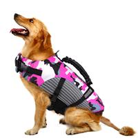 Ripstop Pet Flottation Gilet de Sécurité Maillot de Bain Réglable Réfléchissant Preserver Chien Gilet de Sauvetage avec Poignée de Sauvetage pour la Natation