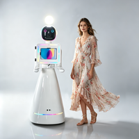 Robot Photobooth Mobile Sans Fil 2026 le Plus Récent avec Impression Instantanée pour iPad Pro, Machine Photo Selfie à Suivi Automatique du Visage par IA