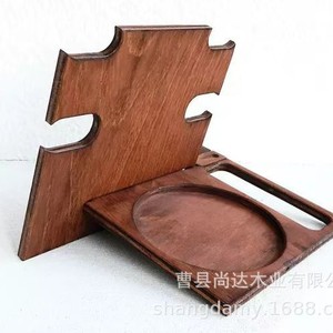 Wooden phone <b>stand</b>, smartwatch wallet <b>stand</b>, desktop storage rack, bedside <b>tablet</b> <b>stand</b> - Product Image 2