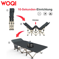WOQI Lit de camping pliable de voyage en plein air personnalisé Lit de plage portable ultra léger
