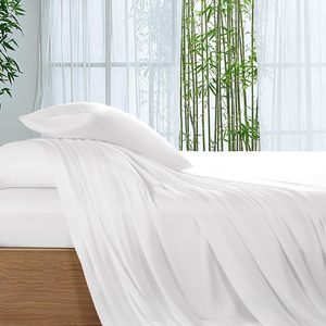 Nhà máy trực tiếp Nhà cung cấp chất lượng cao tre Comforter tấm ga trải giường đặt cho giường khách sạn và nhà 100% tre <span class=keywords><strong>Sheets</strong></span> - Product Image 1