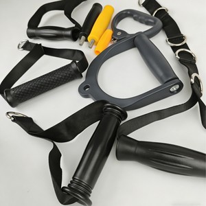 Poignées robustes pour machine à câble de gym, avec grip en silicone antidérapant, accessoire d'exercice pour bandes de résistance, fitness, vente en gros OEM - Product Image 2