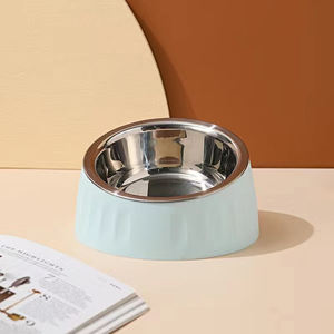 <span class=keywords><strong>15</strong></span> graus inclinado <span class=keywords><strong>Pet</strong></span> Bowls Bacia do aço inoxidável para cães e gatos interiores - Product Image 3