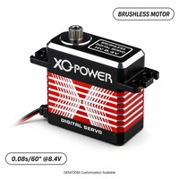 Servomoteur robotique numérique sans balais 75 kg XQ-POWER XQ-BLS8175D étanche avec engrenage en acier inoxydable et aluminium CNC 8,4 V pour drone quadricoptère