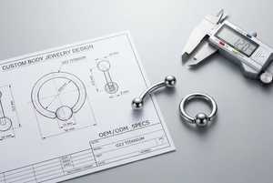 <span class=keywords><strong>Piercing</strong></span> de Titanio G23 para Clavícula, Estilo Básico, Doble Cabeza en Ángulo Recto, Implante Dérmico, Joyería de Moda - Product Image 5