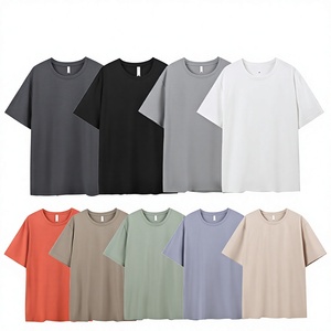 Produttore OEM/ODM, T-shirt Personalizzata con Logo, Stampa a Colori, Asciugatura Rapida, Unisex, Collo Tondo, Oversize, Maglietta Pesante da Uomo - Product Image 2