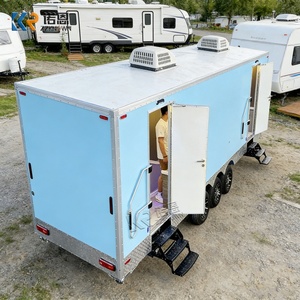 Remorque de toilettes mobiles de luxe <span class=keywords><strong>avec</strong></span> <span class=keywords><strong>douche</strong></span>, remorque de salle de bain portable pour événements en plein air - Product Image 2
