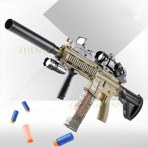 Zhengguang ถาดดูด EVA,ปืนยิงกระสุนโฟมพลาสติก M416สำหรับเด็กเล่นเกมขายดี - Product Image 4
