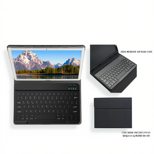 Housse pour tablette MacBook Air 11 pouces 2024 avec étui pour clavier Bluetooth - Product Image 3