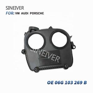 V-w Golf Passat için Tiguan Audi A4 A5 Q3 Q5 Q7 EA888 orijinal motor zamanlama zinciri kapak 06H103269L 06G103269B - Product Image 3