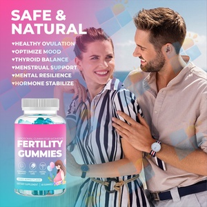 Gomillas de fertilidad Suplemento de fertilidad para mujeres con inositol Ácido fólico Nutrientes esenciales Hormona Equilibrante Vitaminas Gummy - Product Image 5