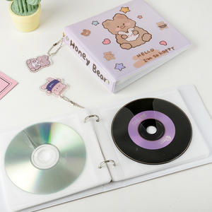 Organiseur de CD/DVD portable en PVC, motif dessin animé mignon, directement de l'usine, avec <span class=keywords><strong>10</strong></span> pages transparentes à feuilles mobiles pour collections - Product Image 3