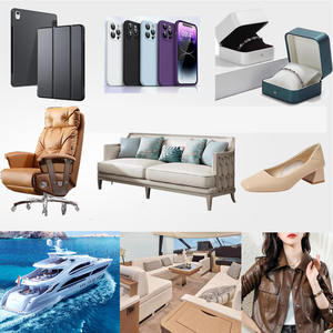 Silicone organique facile à nettoyer 1 mm Rexine artificiel Faux <span class=keywords><strong>cuir</strong></span> synthétique de silicone de voiture pour la fabrication de sacs de canapé de siège de voiture - Product Image 6