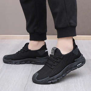 Nouvelles chaussures de basket-ball décontractées pour hommes baskets en maille respirante véritable pour les sports de plein air fermeture à enfiler - Product Image 2