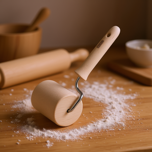 Rodillo de madera KAISER de 10 cm para hornear repostería - Product Image 3