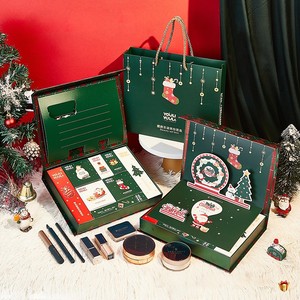 Kits completos de cosméticos todo en uno, 8 piezas, lápiz labial, Corrector de sombra de ojos, caja de regalo de Navidad, <span class=keywords><strong>Kit</strong></span> básico de <span class=keywords><strong>maquillaje</strong></span> para mujeres y principiantes - Product Image 1