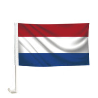Personnalisé 3 * 5ft 100% Polyester Pays-Bas Drapeau Pays-Bas Couleur vive Résistant à la décoloration Forte Durable pour Drapeaux Promotionnels Bannières