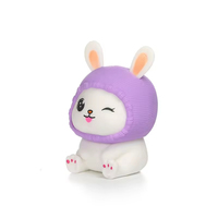 Sombrero Mágico de Conejo de Material PU al por Mayor OEM, Disfraz de Animal para Juego de Rol, Juguete Sensorial DIY para Niñas, Niños y Bebés