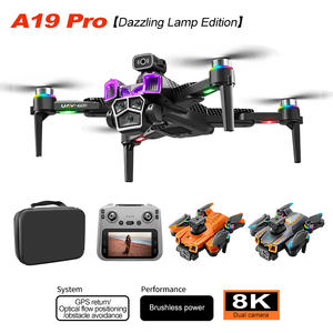 ए 19 प्रो 3 डी फ्लिप प्रक्षेपवक्र उड़ान ऑप्टिकल प्रवाह स्थिति शुरुआती 8MP कैमरा बड़ा स्क्रीन रिमोट 480 पी हवाई फोटोग्राफी ड्रोन - Product Image 6