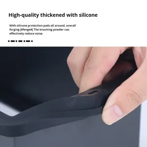 Thân Thiện Với Môi Thép Không Gỉ Đồ Dùng Nhúng Silicone Chống Trượt Hộp Vuông Cơ Sở Cho Mặt Đất Cà Phê Đa Chức Năng Cho Nhà - Product Image 5