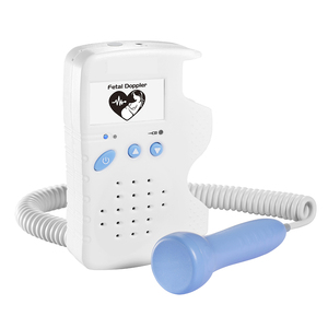 Monitor <span class=keywords><strong>Fetal</strong></span> Doppler Portátil a Buen Precio, Detector Digital de Latidos del Corazón del Bebé, Monitorización de la Frecuencia Cardíaca <span class=keywords><strong>Fetal</strong></span>, Uso Prenatal en el Hogar - Product Image 1