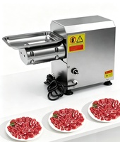 Trancheuse Commerciale de Viande Fraîche, Machine de Découpe de Légumes de Comptoir, Équipement de Tranchage de Bœuf et de Mouton pour Restaurant de Hot Pot