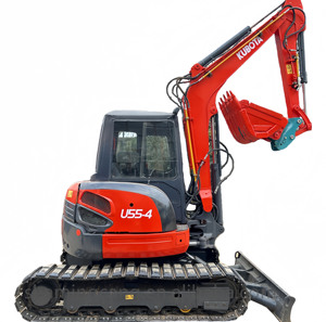 Excavadora KUBOTA U55 usada de alta eficiencia, excavadoras Kubota U55 usadas, pintura Original y buena calidad a la venta - Product Image 1