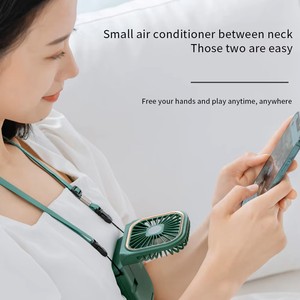 Nuevo Ventilador de Cuello 3 en 1 2026, Portátil, Plegable, Recargable por USB, Mini Ventilador con Banco de Energía de 3000mAh y Soporte para Teléfono para Viajes - Product Image 2