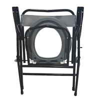 Chaise de toilette pliable en acier épais pour personnes âgées, produit de fabrication chinoise, confortable, nouveau