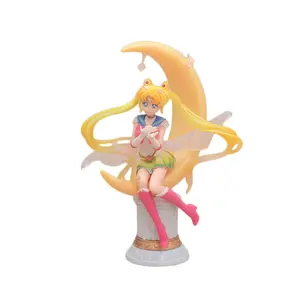 Figuras de ação Crianças Brinquedos Modelo Estátuas Decorativas GK Anime Sailor Moon Japão