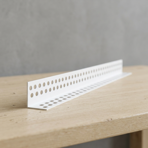 Perfil de Esquina Perforado de PVC y Fibra de Vidrio con Diseño Minimalista para Protección de Esquinas de Paredes del Hogar, Resistente al Moho - Product Image 3
