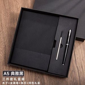 Customizable Red PU Leather Notebook Thermos Cup Gift Set Wholesale Promotional Luxury Business Pen Water Bottle <b>Journal</b> Set - Product Image 6