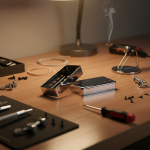 楽器アクセサリー、クロームギターピックアップカバー（3つのオフセット穴付き）、50/52mm、カスタマイズ可能なギターケースアクセサリー - Product Image 5