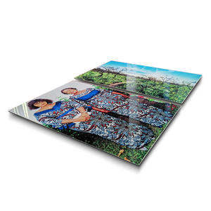 高級メタルウォールアートプリントカスタムアルミニウム昇華プリントパーソナライズされた24*16インチHD結婚式の写真風景メタルプリント - Product Image 1