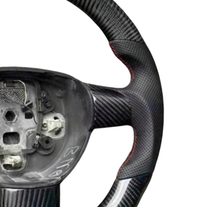 พวงมาลัยคาร์บอนไฟเบอร์แท้ สำหรับรถยนต์ <span class=keywords><strong>Ford</strong></span> <span class=keywords><strong>Focus</strong></span> MK2 Kuga <span class=keywords><strong>MK1</strong></span> ST <span class=keywords><strong>RS</strong></span> แต่งสไตล์รถแข่ง - Product Image 4