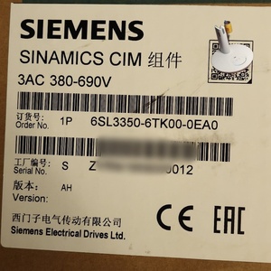 6SL3350-6TK00-0EA0 SINAMICS <span class=keywords><strong>CIM</strong></span> 3AC 380-690V IP00 Componente PLC - Product Image 1