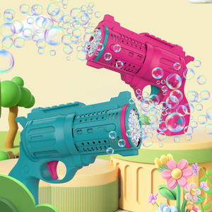 Vente chaude 2025 pistolet à <span class=keywords><strong>bulles</strong></span> pour enfants haute qualité éclaboussures automatiques 8 trous jouets à <span class=keywords><strong>bulles</strong></span> jeu interactif d'été en plein air - Product Image 2