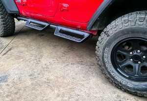 JP16 ODM aluminio lateral paso Rock Slider estribo para <span class=keywords><strong>WRANGLER</strong></span> 2018 + Offroad 4 puertas reposapiés Pedal Nurf Bar - Product Image 5
