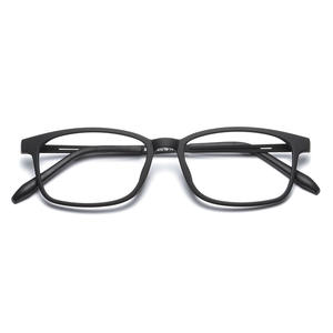 Lunettes de vue carrées en titane pour hommes 9834, monture intégrale en caoutchouc, verres asphériques, pour myopie, origine Danyang - Product Image 2