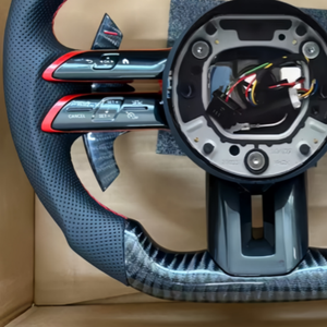 Volante de Fibra de Carbono Genuina para Mercedes Benz W204 W205 W212 W213 W177 W222 W463 <span class=keywords><strong>Clase</strong></span> C E S A GLC GLE G - Product Image 4