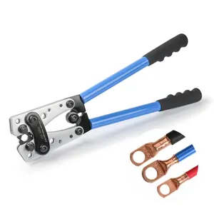 重型工具接线片端子压接器轴手动液压电池电缆接线片压接工具