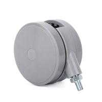 Qualité médicale 100mm PA vis en acier bonne qualité gris tiges filetées émerillons réglable double roue hôpital lit roulette ateliers