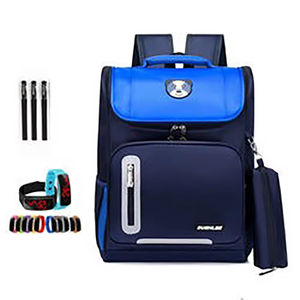 Mochila Escolar Personalizada de Moda con Diseño de Dibujos Animados, Resistente al Agua y Duradera para Niños y Adolescentes con Múltiples Bolsillos 20-36L - Product Image 4